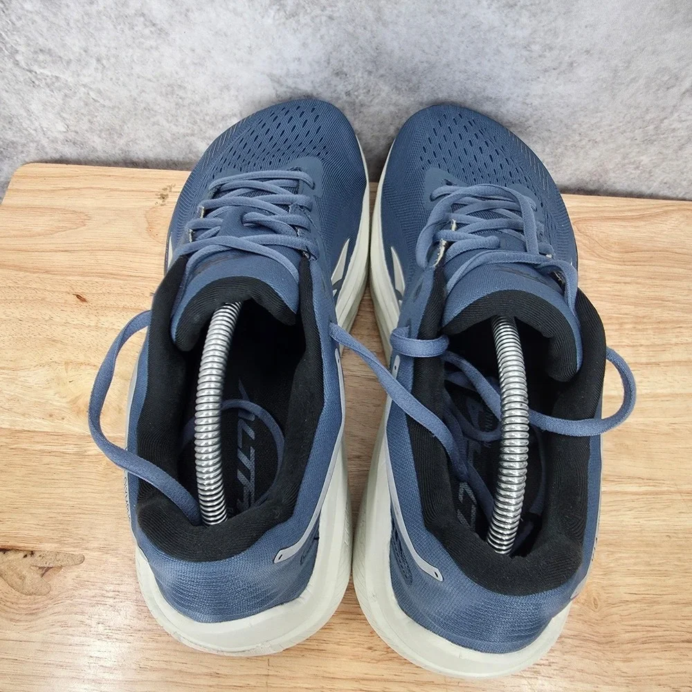 Altra Via Olympus Running Shoe Mens 9.5 Mineral Blue Max Cushion AL0A82BW419